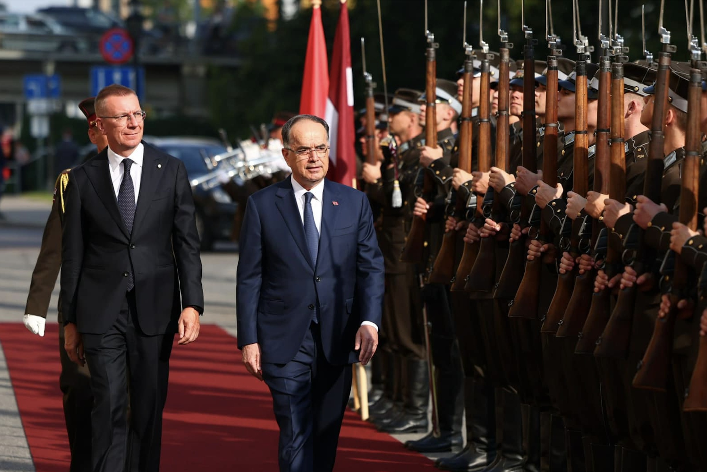 President Begaj begins tour of Baltic countries with state visit to Latvia